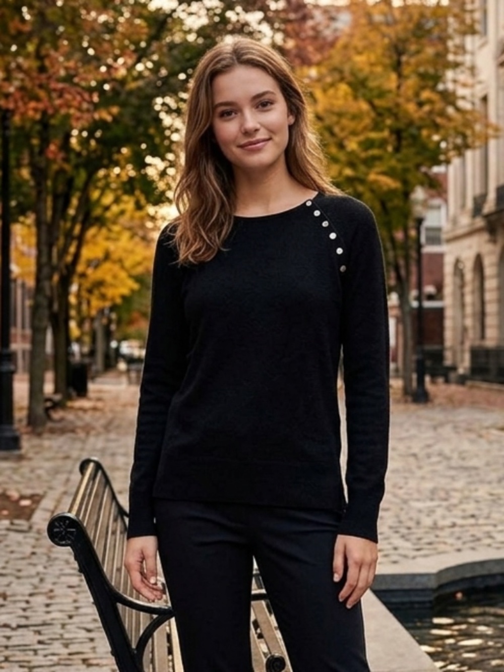 Max Studio Merino Sweater Top
